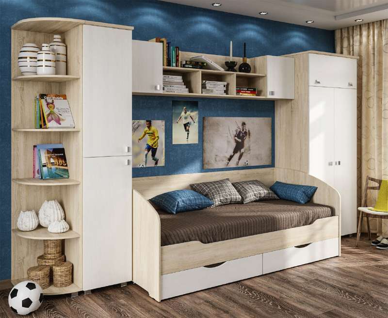 Модульное решение для подростковой комнаты - 6. 